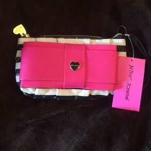 Betsey Johnson be mine wristlet